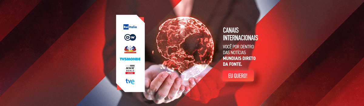 Canais Internacionais. Você por dentro das notícias mundiais direto da fonte.